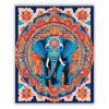 Elefántos Mandala Lótuszmintákkal - Számfestő.hu
