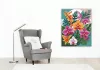 Trópusi Orchidea Mandala - számfestő készlet - Számfestő.hu - 40×50cm - keret nélkül