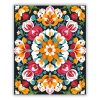 Virágos Mandala Rózsákkal és Tulipánokkal - Számfestő.hu