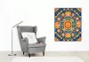 Tavaszi Virág Mandala Élénk Színekkel - számfestő készlet - Számfestő.hu - 50×60cm - keret nélkül
