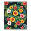 Trópusi Hibiszkusz Mandala - Számfestő.hu