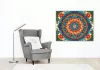Színes Virág Mandala - számfestő készlet - Számfestő.hu - 40×50cm - keretre feszítve