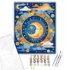 Nap és Hold Mandala Élénk Színekkel - számfestő készlet - Számfestő.hu - 40×50cm - keret nélkül