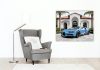 Kék Bugatti Chiron a Modern Villánál - Számfestő.hu