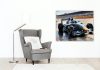 Kék Formula 1 Versenyautó a Kanyarban - Számfestő.hu
