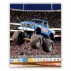 Kék Monster Truck Ugrás Közben - Számfestő.hu