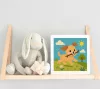 Vidám Kiskutya a Réten - gyerek számfestő készlet - Számfestő.hu - 20×20cm - keret nélkül