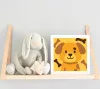 Vidám Kiskutya Csontokkal - gyerek számfestő készlet - Számfestő.hu - 20×20cm - keret nélkül