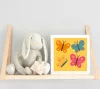 Vidám Pillangók Kavalkádja - gyerek számfestő készlet - Számfestő.hu - 20×20cm - keret nélkül