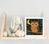 Cuki Bagoly az Éjszakai Ágon - gyerek számfestő készlet - Számfestő.hu - 20×20cm - keret nélkül