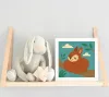 Szundikáló Mókus a Fán - gyerek számfestő készlet - Számfestő.hu - 20×20cm - keret nélkül