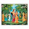 Radha és Krishna Raas Leela - számfestő készlet - Számfestő.hu