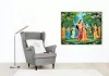 Radha és Krishna Raas Leela - számfestő készlet - Számfestő.hu - 50×60cm - keret nélkül