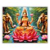 Lakshmi Istennő Lótuszon - Számfestő.hu