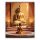 Meditáló Alak Arany Buddha Szobor előtt - Számfestő.hu