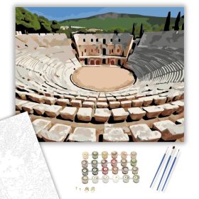 Epidauroszi Ősi Színház - számfestő készlet - Számfestő.hu - 40×50cm - keret nélkül