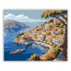 Symi Neoklasszikus Kikötőháza - Számfestő.hu