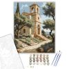 Kréta Olajfaligete és Kápolnája - számfestő készlet - Számfestő.hu - 50×60cm - keret nélkül