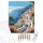 Amalfi-parti Kilátás - számfestő készlet - Számfestő.hu - 40×50cm - keret nélkül