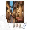 Firenzei Trattoria a Sikátorban - számfestő készlet - Számfestő.hu - 60×70cm - keret nélkül