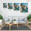 Cinque Terre Reggeli Fényben - számfestő készlet - Számfestő.hu - 60×70cm - Keret nélkül
