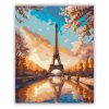 Eiffel-torony Tavaszi Virágzásban - Számfestő.hu