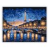 Eiffel-torony Éjszakai Fényekben - Számfestő.hu