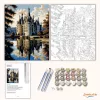 Château de Chambord - számfestő készlet - Számfestő.hu - 40×50cm - Keret nélkül