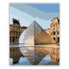 Louvre Múzeum és Üvegpiramis - Számfestő.hu