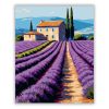 Provence-i Levendulamező és Kőház - Számfestő.hu