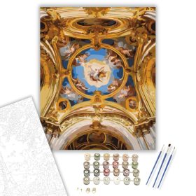 Palais Garnier Mennyezet - számfestő készlet - Számfestő.hu - 40×50cm - keret nélkül