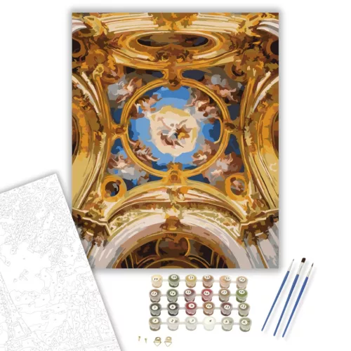 Palais Garnier Mennyezet - számfestő készlet - Számfestő.hu - 80×100cm - keret nélkül