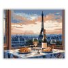 Eiffel-torony és Párizsi Kávézó - Számfestő.hu