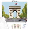 Diadalív és a Champs-Élysées - számfestő készlet - Számfestő.hu - 40×50cm - Keret nélkül
