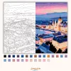 Budapesti Panoráma a Citadelláról - számfestő készlet - Számfestő.hu - 40×50cm - Keret nélkül