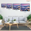 Budapesti Panoráma a Citadelláról - számfestő készlet - Számfestő.hu - 40×50cm - Keret nélkül