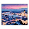 Budapesti Panoráma a Citadelláról - számfestő készlet - Számfestő.hu - 40×50cm - Keret nélkül