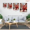 Flamenco Táncos Cordobai Udvarban - számfestő készlet - Számfestő.hu - 40×50cm - Keret nélkül