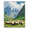 Picos de Europa Hegyi Táj - számfestő készlet - Számfestő.hu