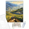 La Rioja Szőlőbetakarítás - számfestő készlet - Számfestő.hu - 80×100cm - keretre feszítve