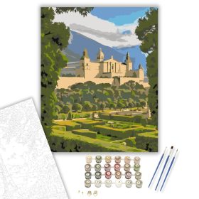 El Escorial Monostor - számfestő készlet - Számfestő.hu - 40×50cm - keret nélkül