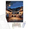Spanyol Falu Esti Fiesta - számfestő készlet - Számfestő.hu - 60×70cm - keret nélkül