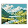 Lake District Tájkép - számfestő készlet - Számfestő.hu