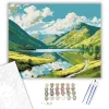 Lake District Tájkép - számfestő készlet - Számfestő.hu - 60×70cm - keret nélkül