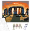 Stonehenge Naplementében - számfestő készlet - Számfestő.hu - 40×50cm - keret nélkül