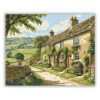 Cotswolds Falusi Táj - számfestő készlet - Számfestő.hu