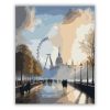 London Eye és a Temze Ködös Reggelen - számfestő készlet - Számfestő.hu