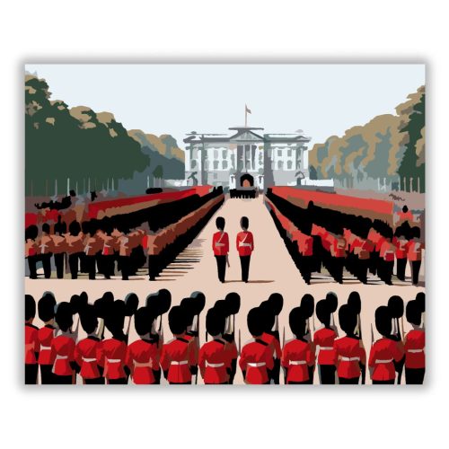 Buckingham Palota Őrségváltás - Számfestő.hu