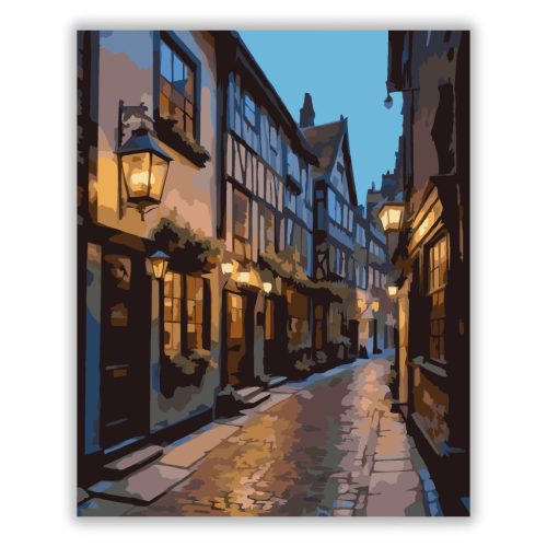 York Történelmi Utca - számfestő készlet - Számfestő.hu