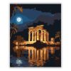 Philae Templom Éjszakai Fényei - Számfestő.hu